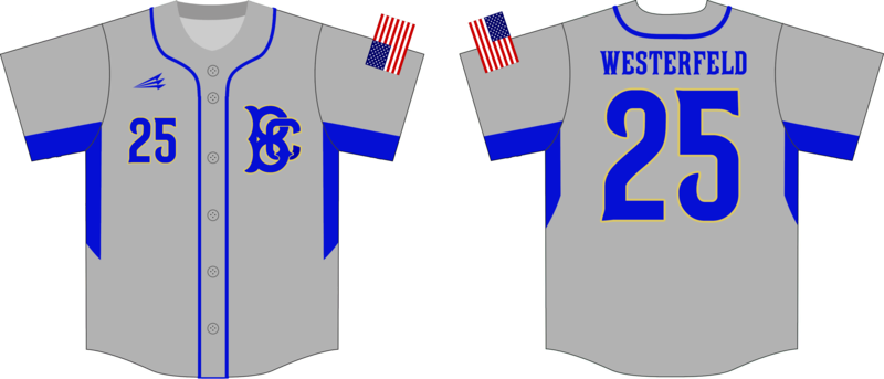 Boone County 8U Custom Baseball Jersey #1B