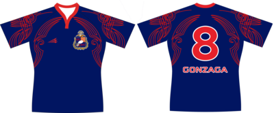 Gonzaga Rugby Game Jersey