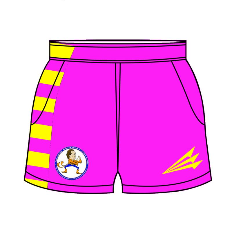Santa Monica Fighting Nicholas Cages Rugby Shorts