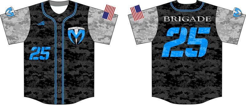 MT Brigade Baseball Camo Jersey 2