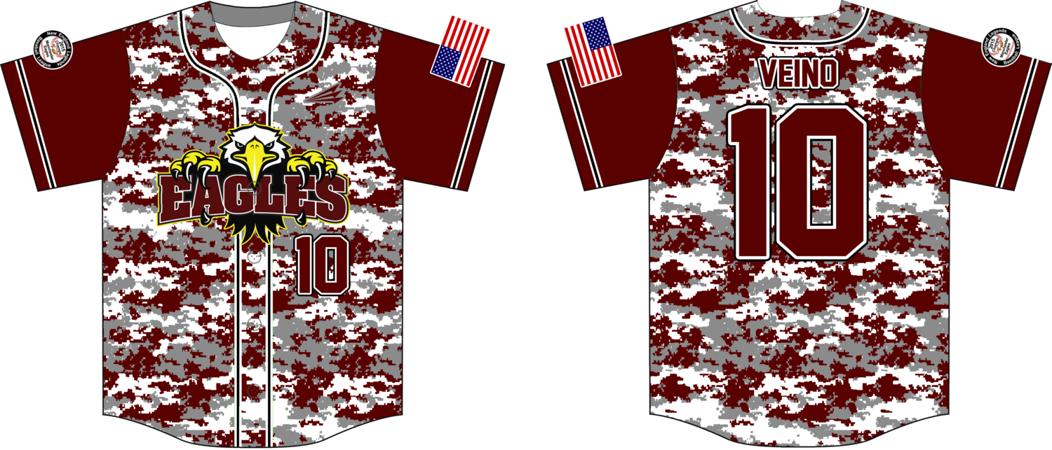 Eagles (Veino) Baseball Custom Jersey Design C