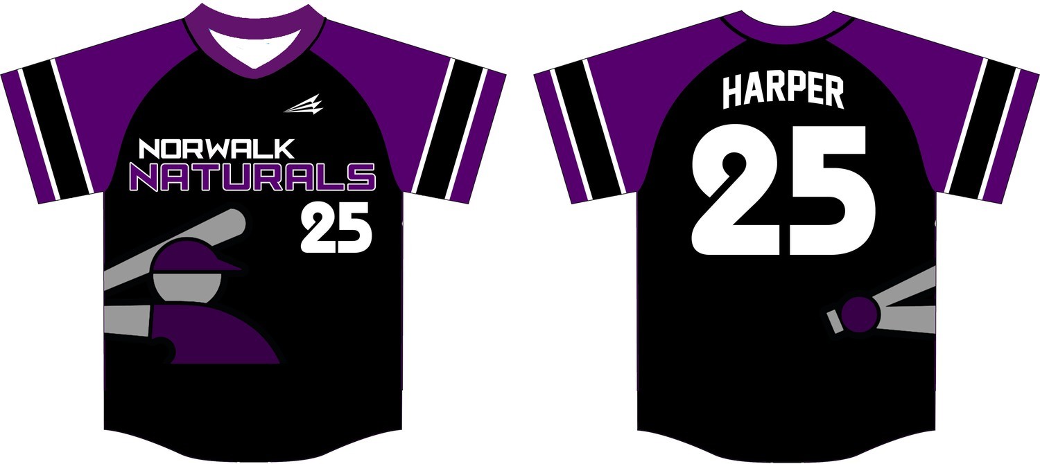Norwalk Naturals Custom HexaFlex Baseball Jersey 4B