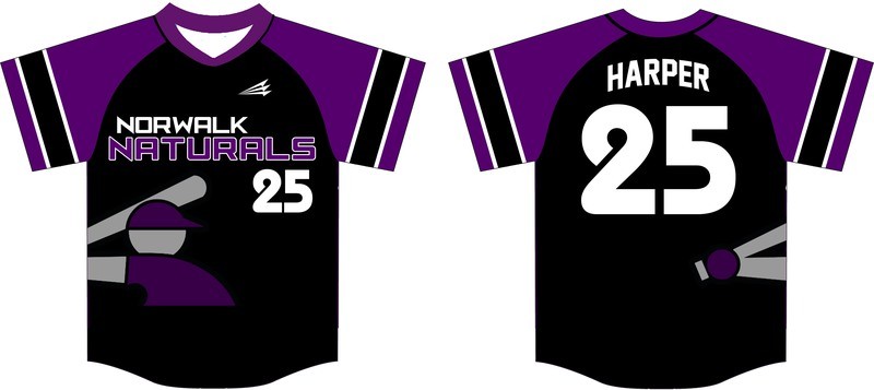 Norwalk Naturals Custom HexaFlex Baseball Jersey 4B