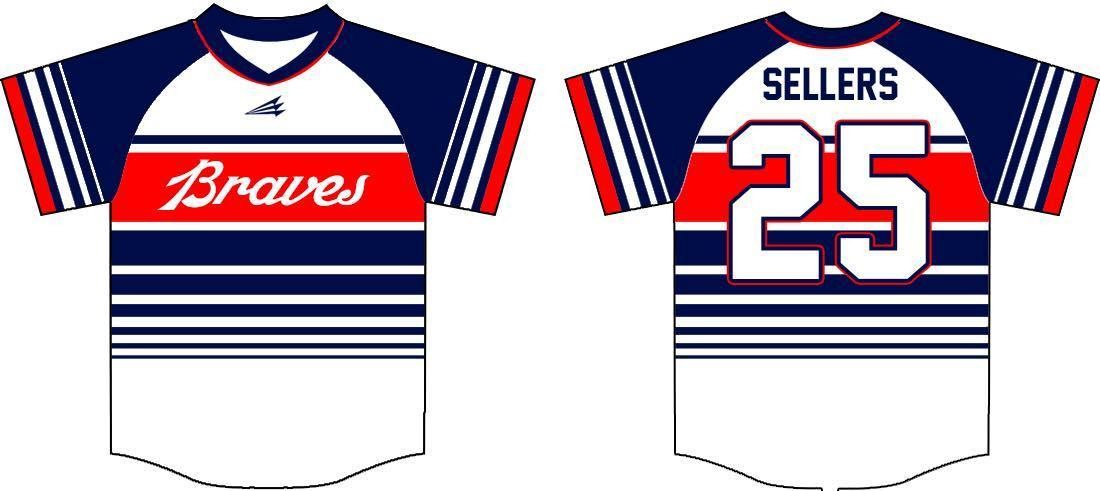 Cullman Braves Custom Baseball Jersey 1