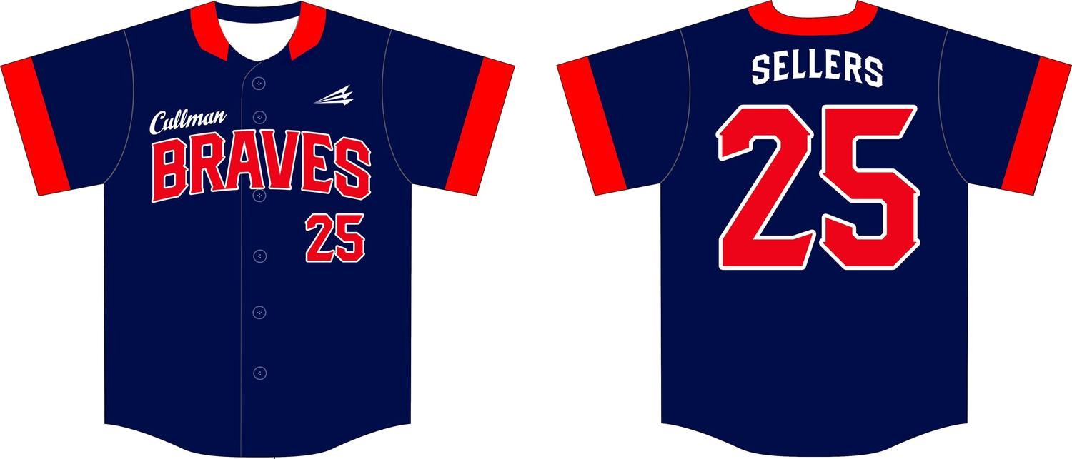 Cullman Braves Custom Baseball Jersey 2