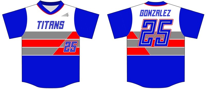 Howard County Titans Baseball Throwback Jersey #6B