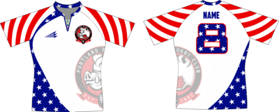 Portland Pigs Patriotic Rugby Jersey