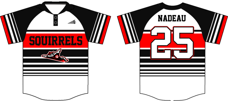 Flying Squirrels Custom Baseball Jersey Design #2D