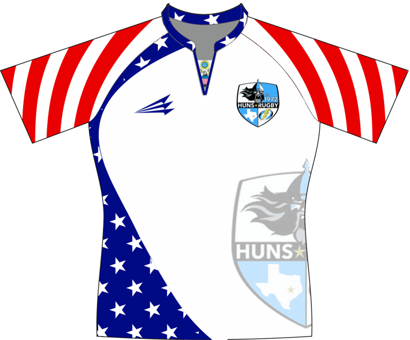Austin Huns Patriotic Rugby Jersey