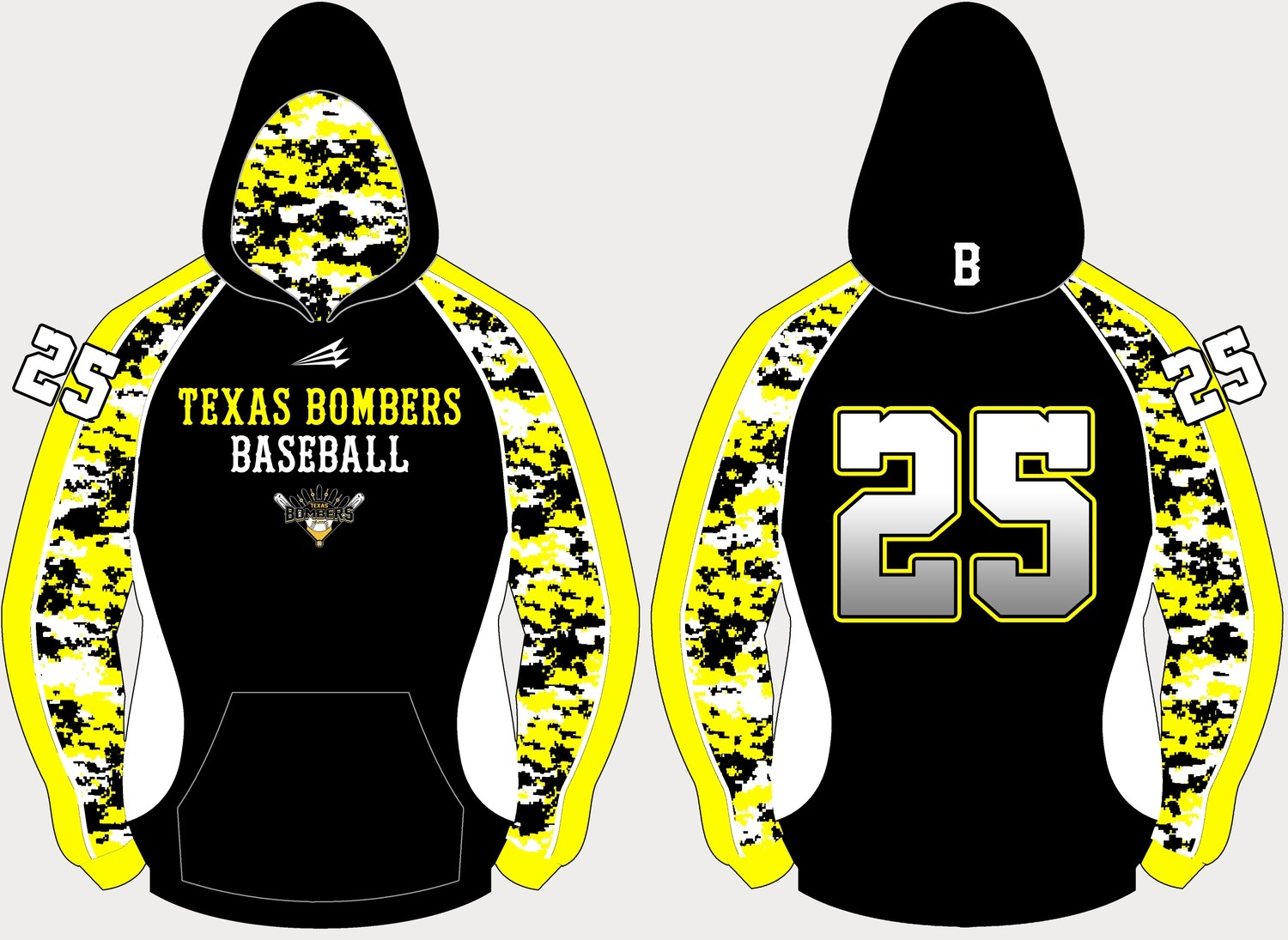 Texas Bombers Elite Custom Hoodie #4