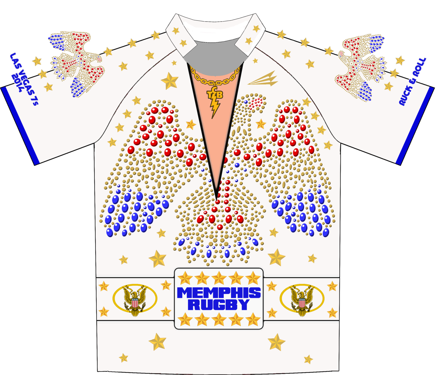 Memphis Old Boys &quot;Elvis&quot; Rugby Jersey