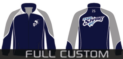 South Jersey Sand Sharks Baseball Crusader Rainproof  Track Jacket