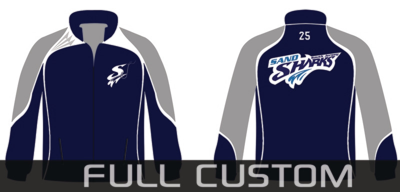 South Jersey Sand Sharks Baseball Crusader Rainproof  Track Jacket