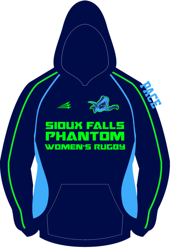 Sioux Falls Phantom Women&#39;s Rugby Winterproof Sublimated Hoodie