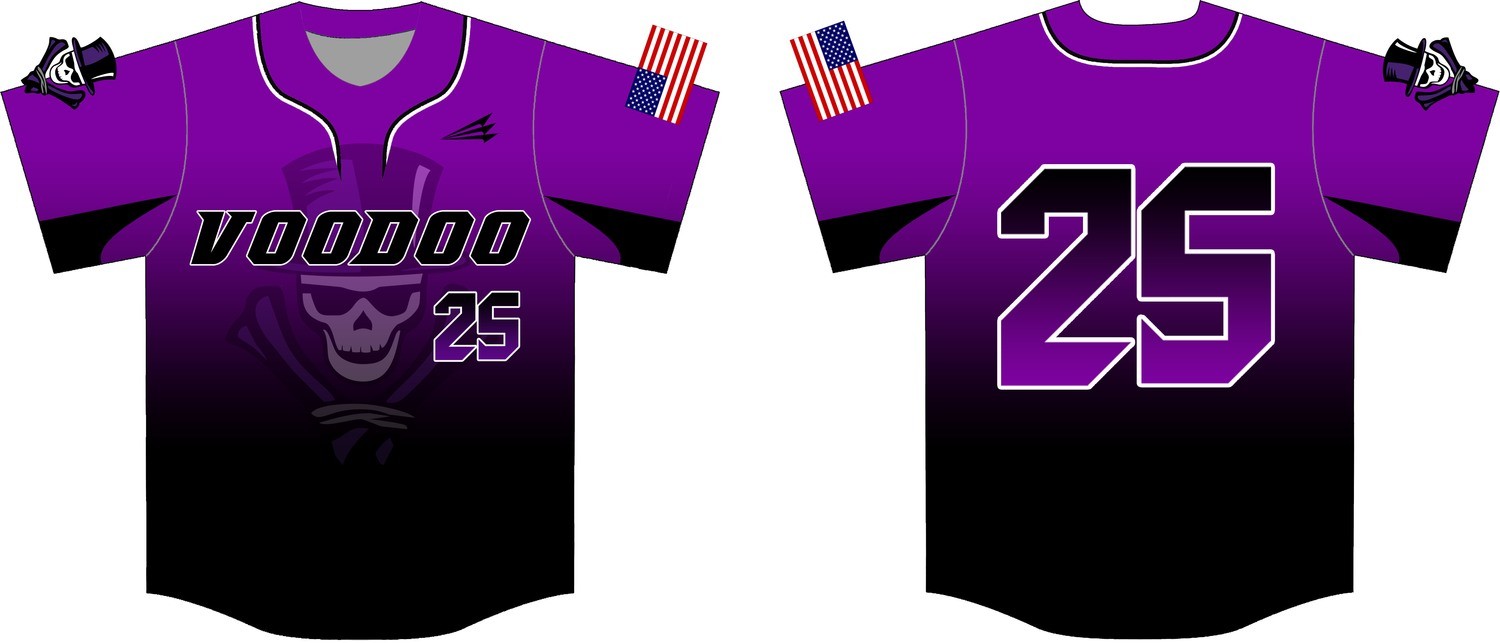Voodoo Baseball Custom Jersey Design #1