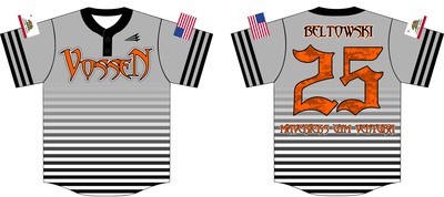 Vossen Baseball Custom Jersey Design #2