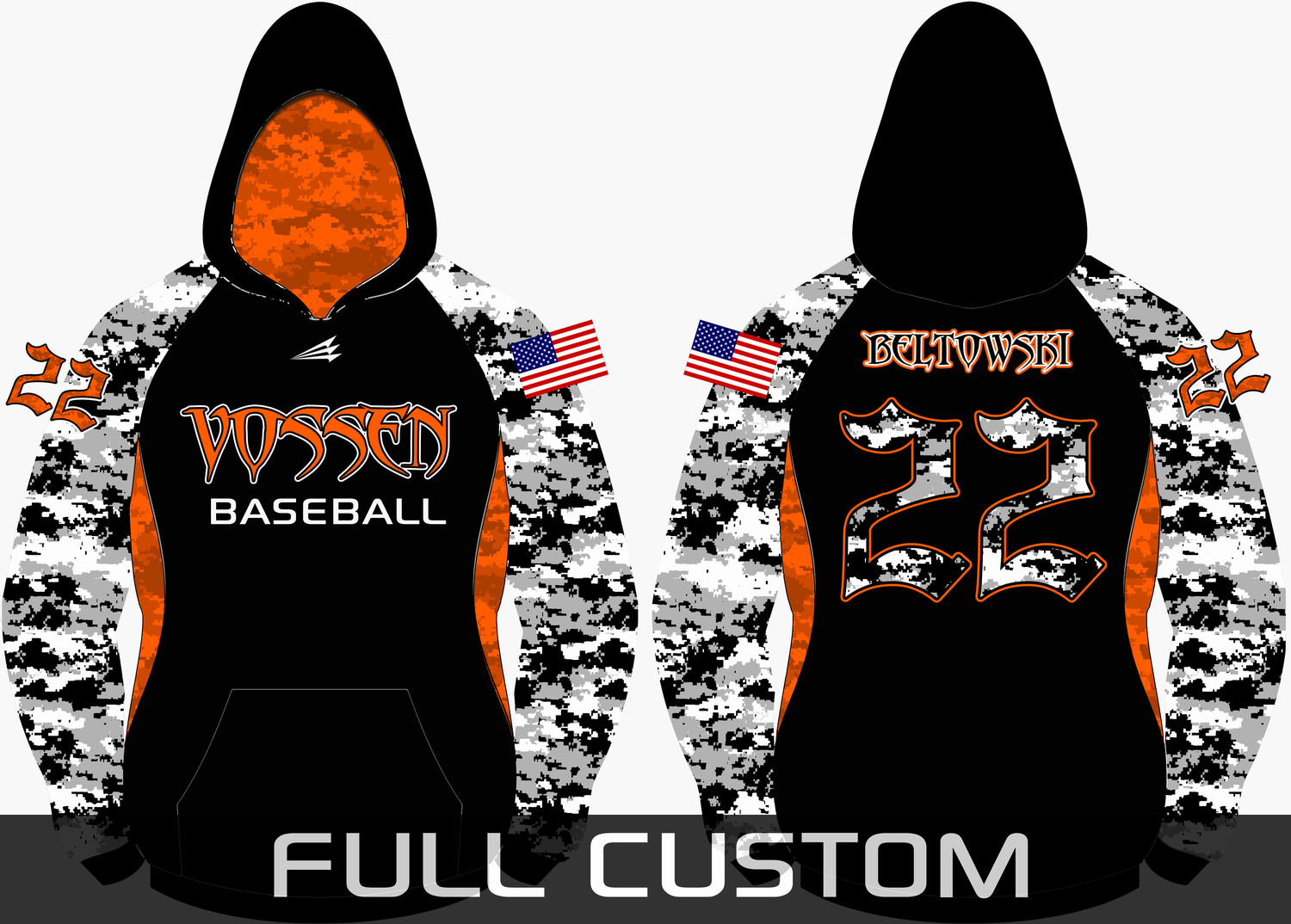 Vossen Baseball Baseball Vulcan Winterproof Hoodie