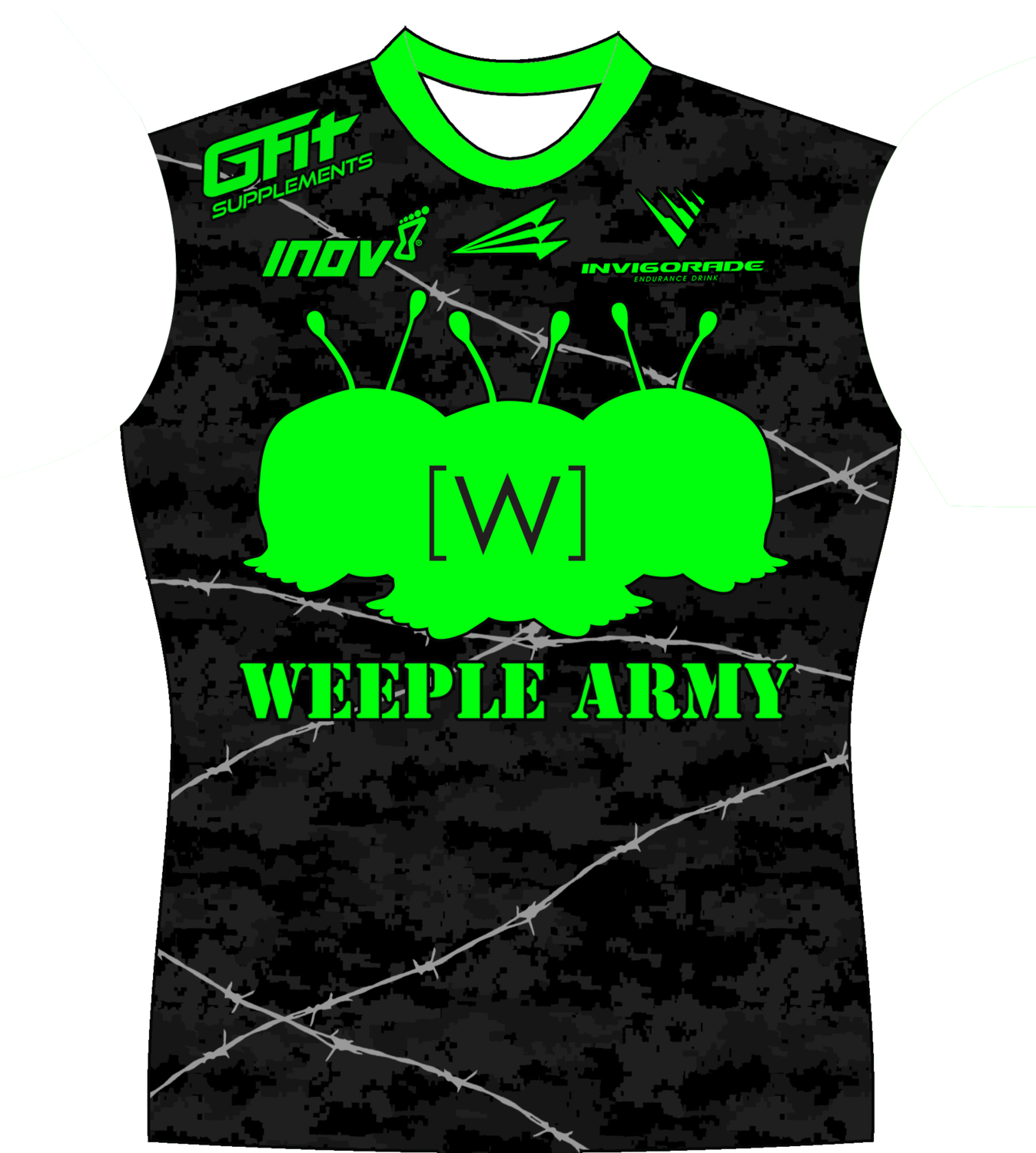 Weeple Army Sleeveless OCR Jersey