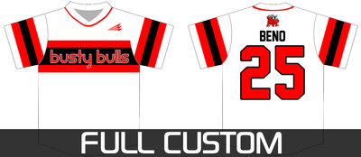 Busty Bulls Baseball Custom Jersey Design #1
