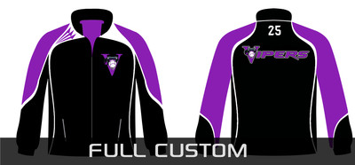 Valley Vipers Baseball Crusader Rainproof  Track Jacket