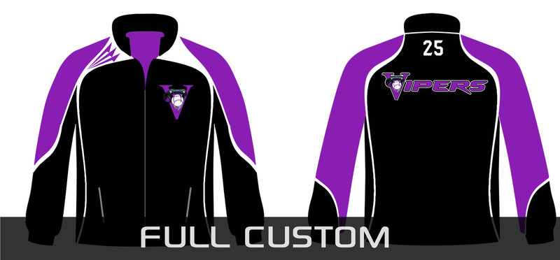 Valley Vipers Baseball Crusader Rainproof  Track Jacket