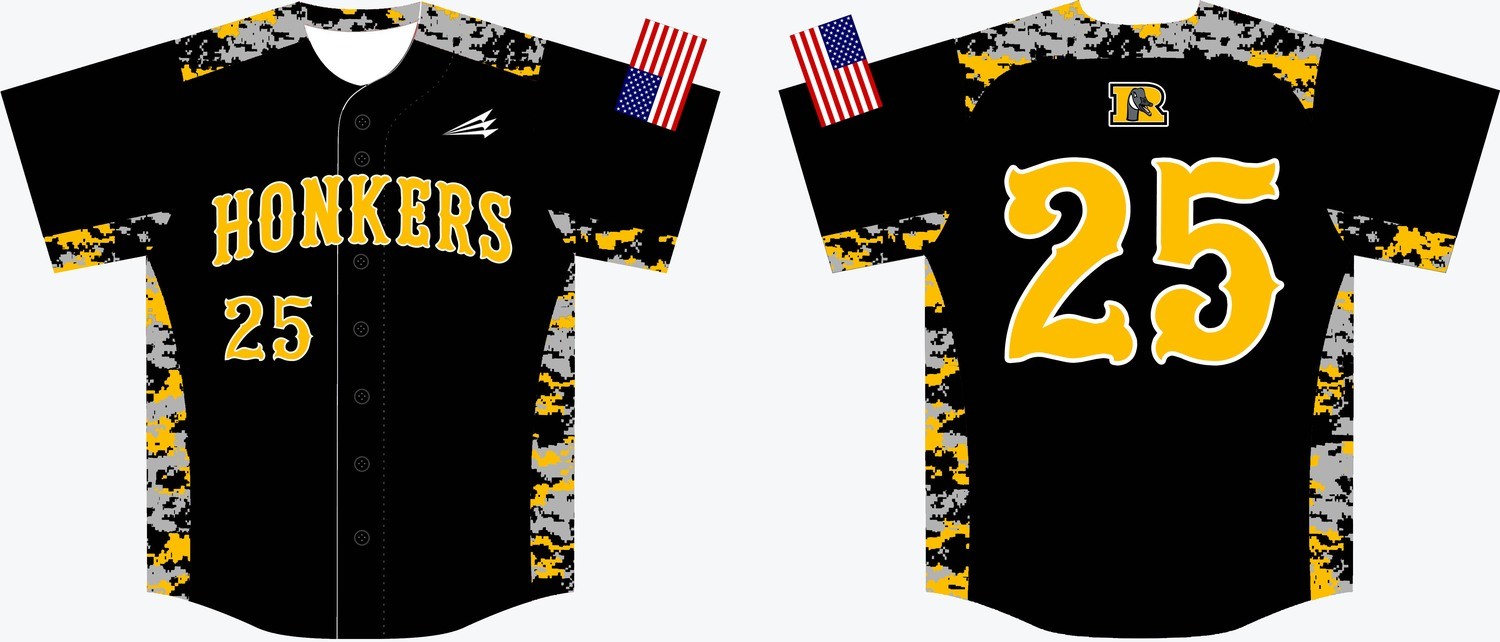 Red River Honkers Baseball Custom Jersey Design #1