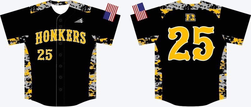 Red River Honkers Baseball Custom Jersey Design #1