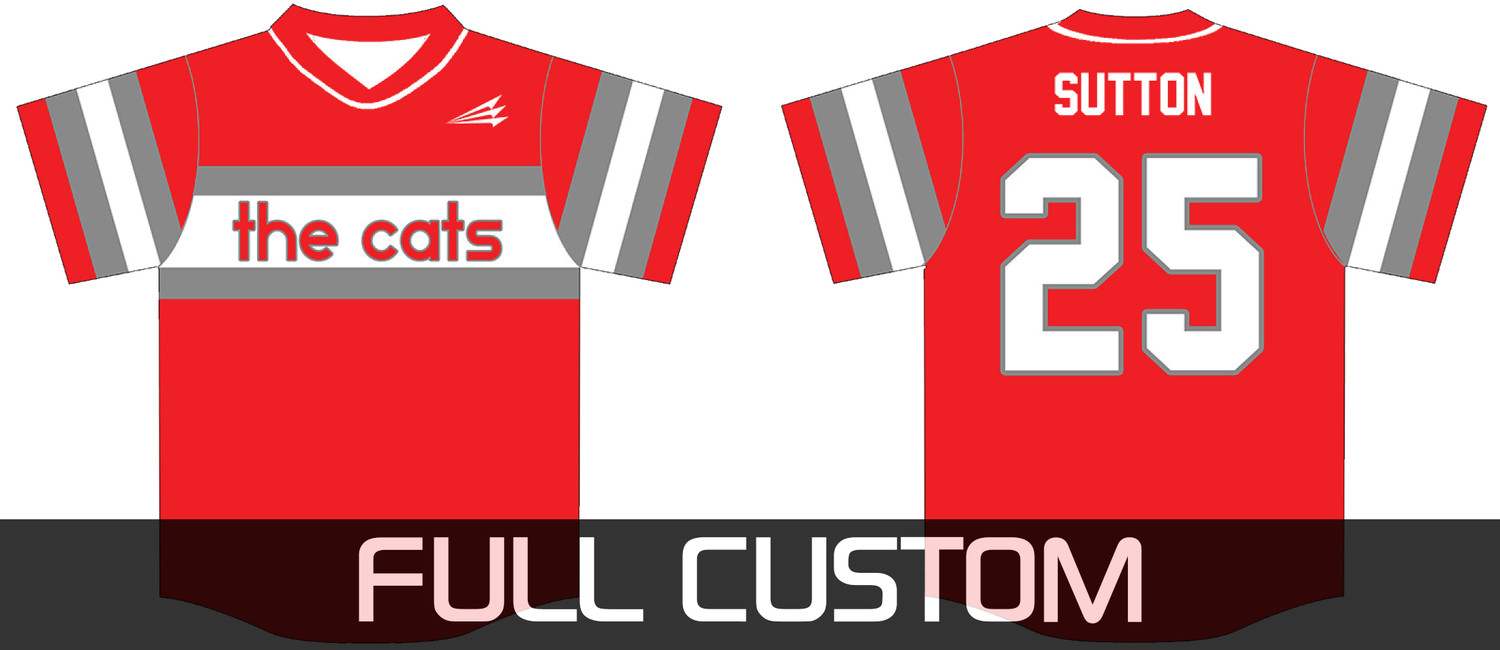 Madison Cats Baseball Custom Jersey Design #4