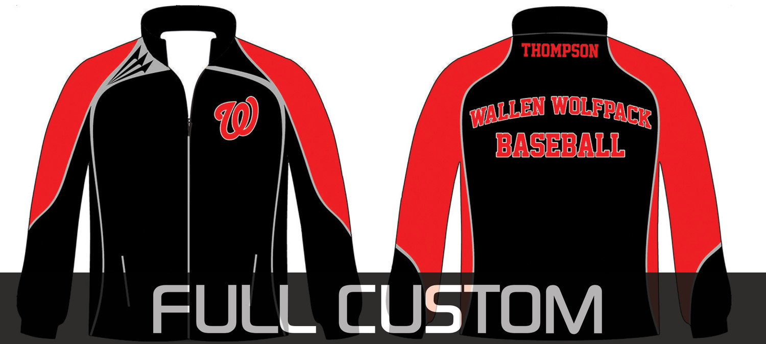 Wallen Wolfpack Baseball Crusader Rainproof  Track Jacket