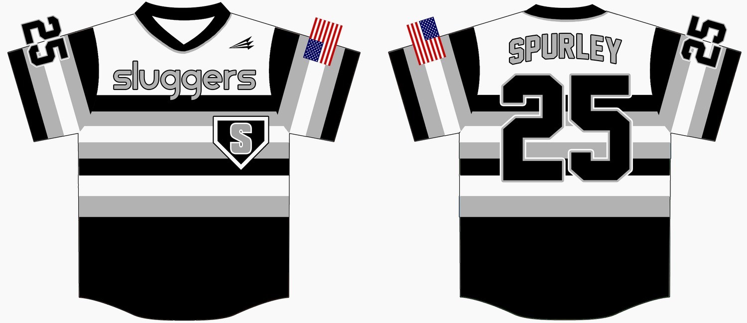 Sluggers Baseball Custom Jersey Design #4