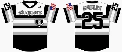 Sluggers Baseball Custom Jersey Design #4
