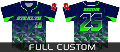 Stealth Baseball Navy Jersey 1