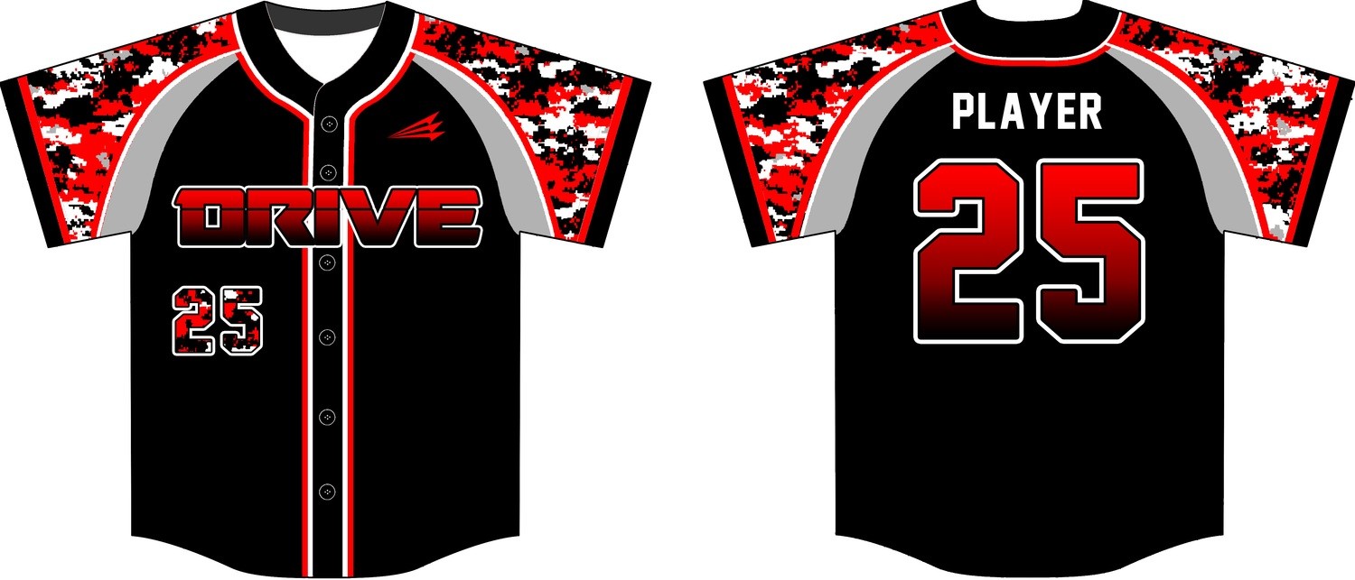 Drive Custom Baseball Jersey Design #2