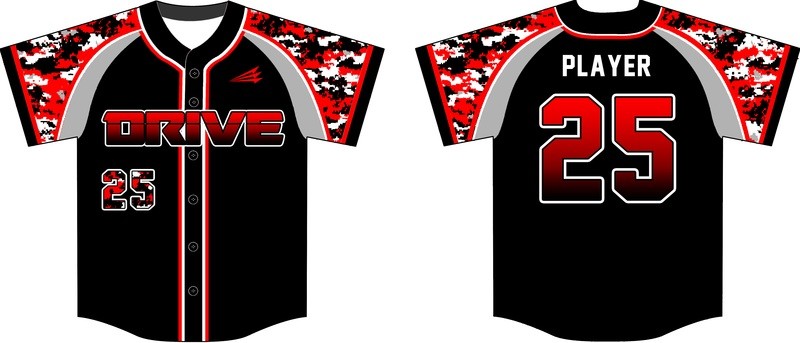 Drive Custom Baseball Jersey Design #2