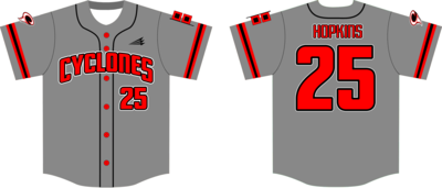 Clearwater Cyclones Custom Baseball Jersey #5