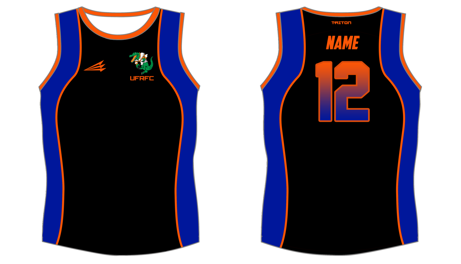 Florida Gators Rugby Black Singlet