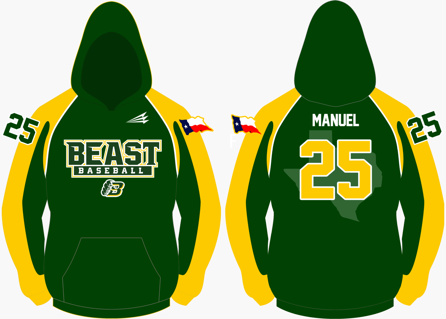 Southeast Texas Beast Baseball Vulcan Hoodie