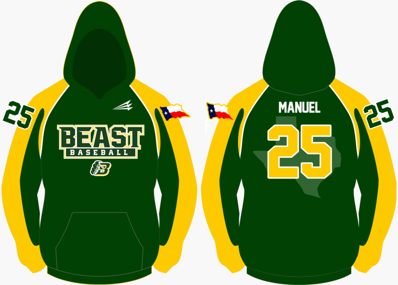 Southeast Texas Beast Baseball Vulcan Hoodie