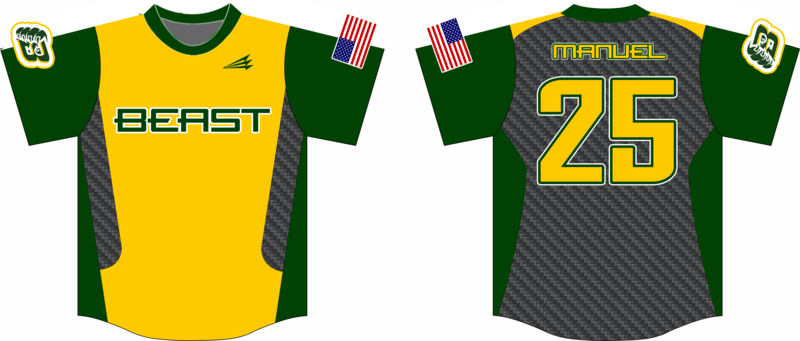 Southeast Texas Beast Baseball Custom Game Jersey 6d