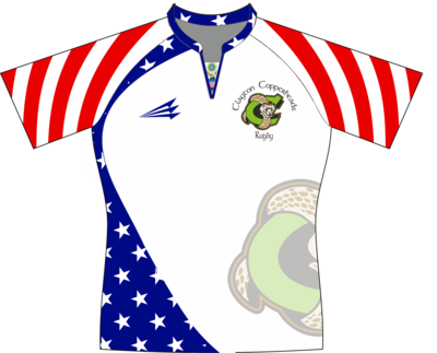 Clayton Copperheads Patriotic Rugby Jersey