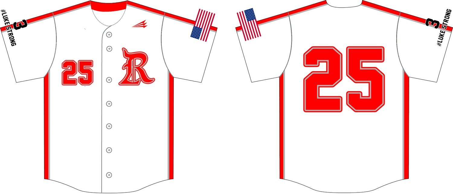 Lubbock Rage Custom Baseball Jersey #5 (HexaFlex)