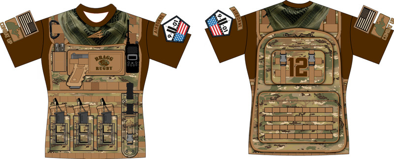 Bragg RFC Liberty Cup 2016 Rugby Game Jersey #1