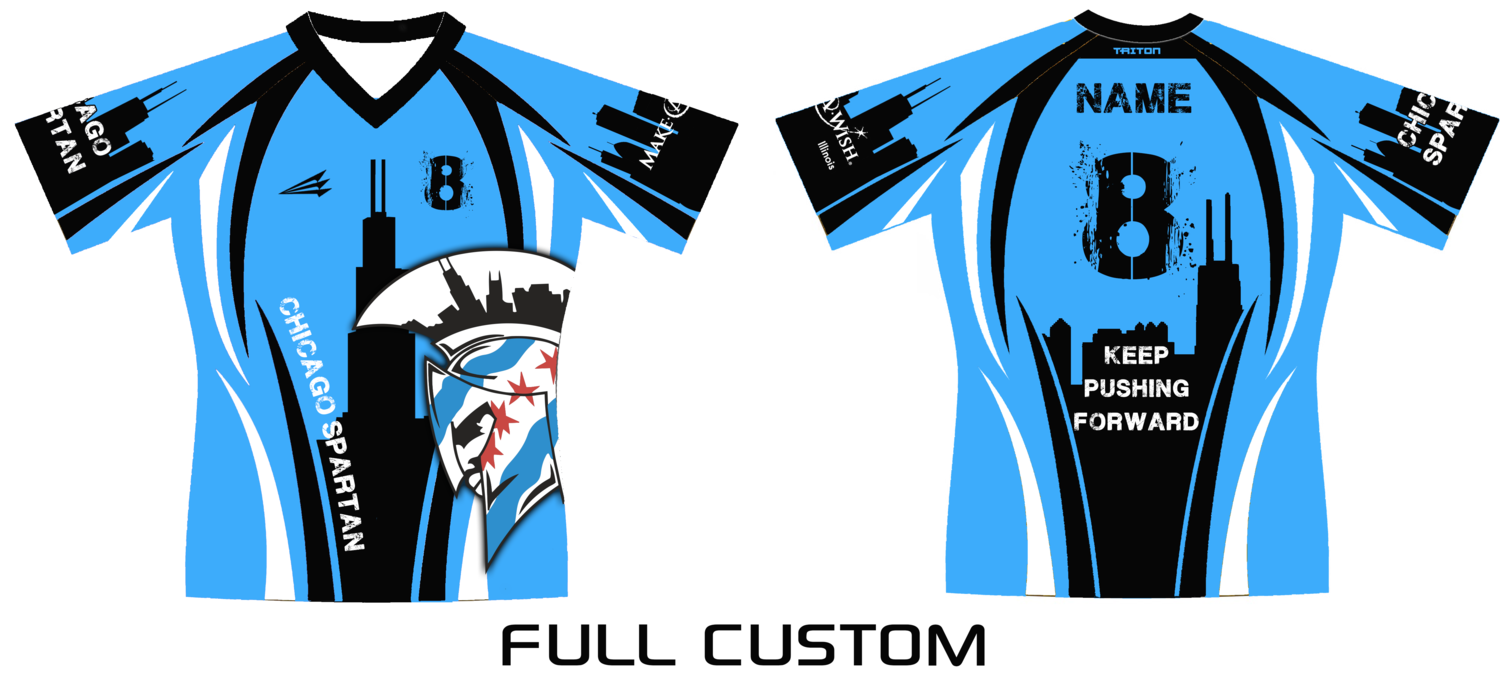 Chicago Spartan Carolina Jersey Design #5