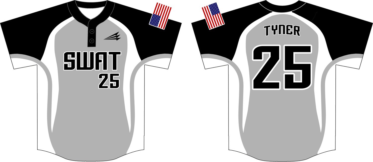 Prattvegas Swat Custom Baseball Jersey #1