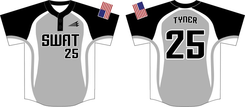 Prattvegas Swat Custom Baseball Jersey #1