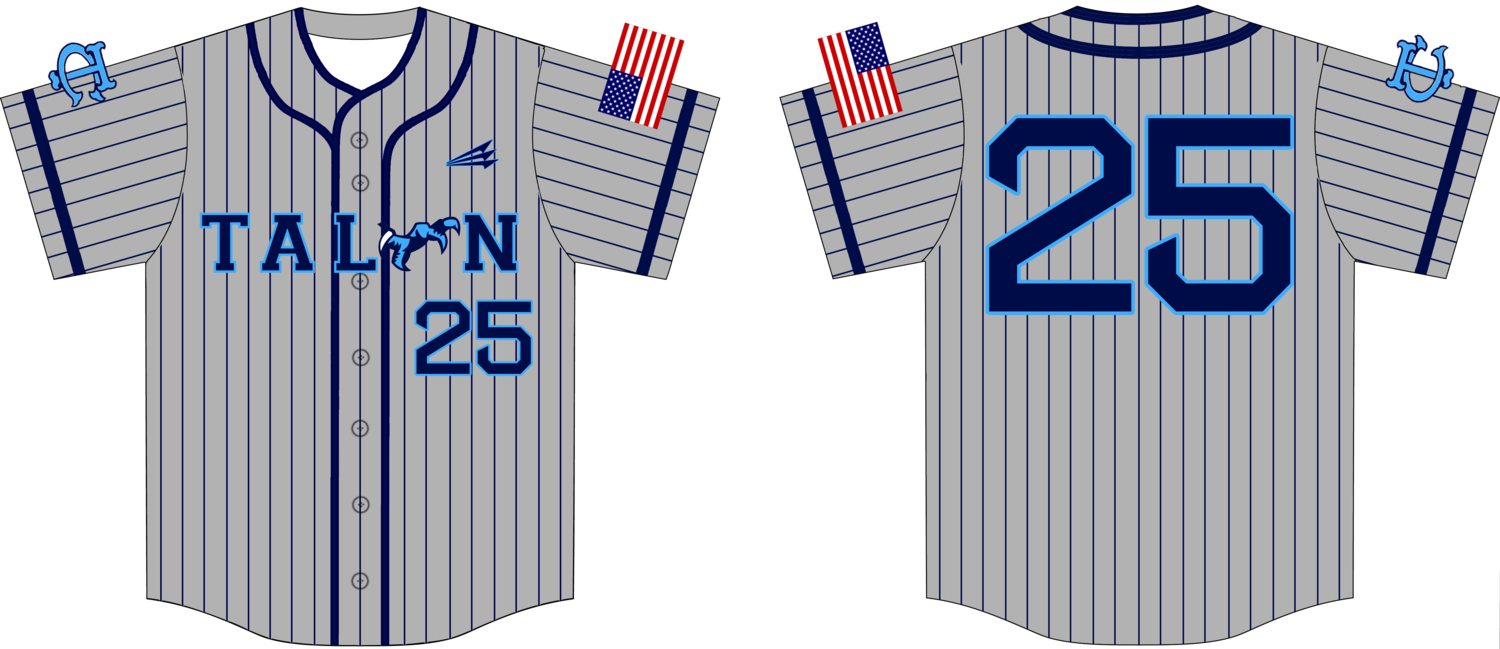 Chapin Talon Custom Baseball Jersey Design #3B