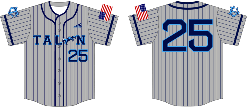 Chapin Talon Custom Baseball Jersey Design #3B