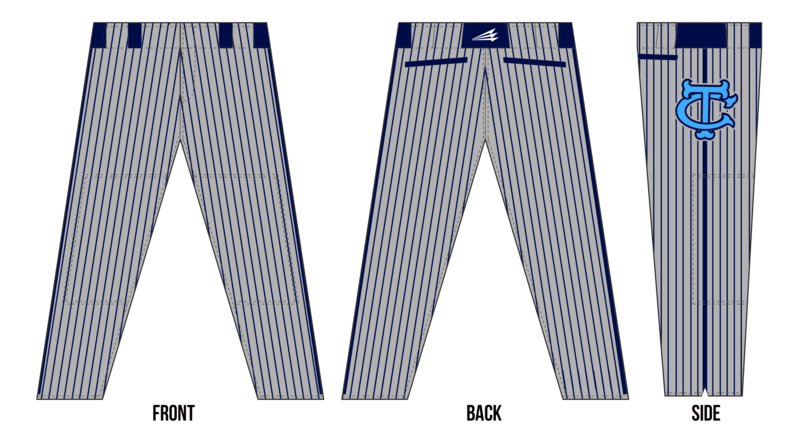 Chapin Talon Custom Baseball Pants Design #3B