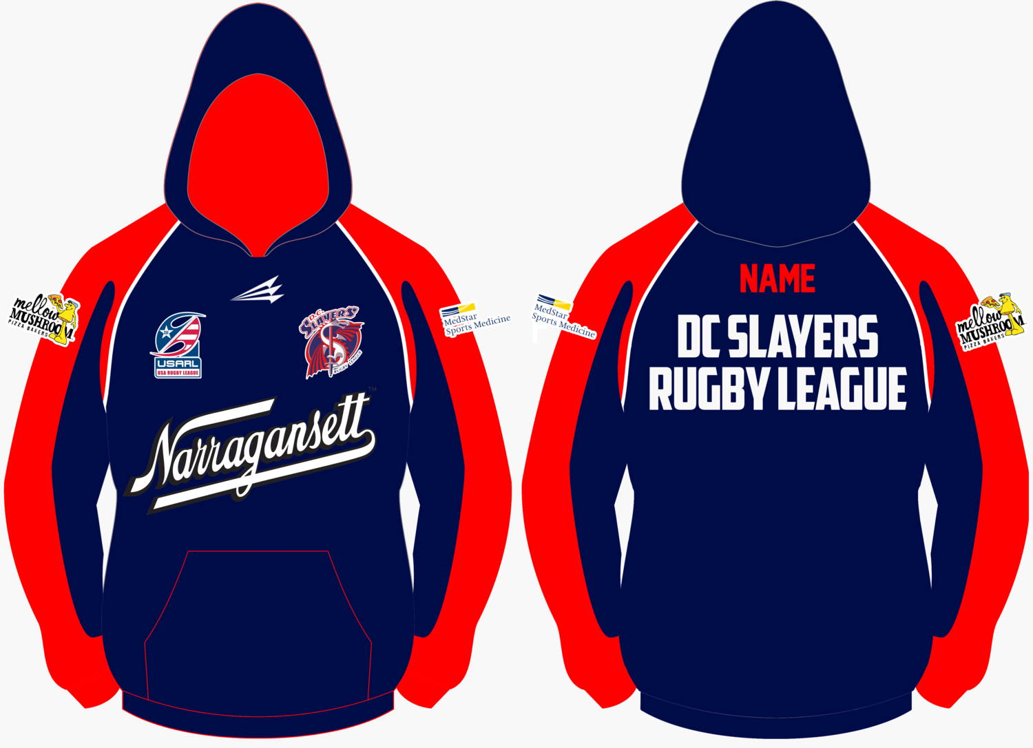 DC Slayers Winterproof Sublimated Hoodie