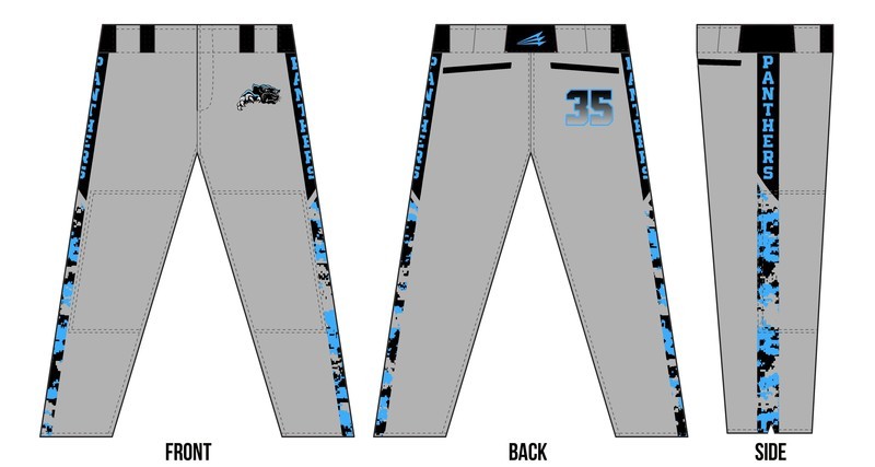 Southside Panthers Custom Baseball Pants #4B